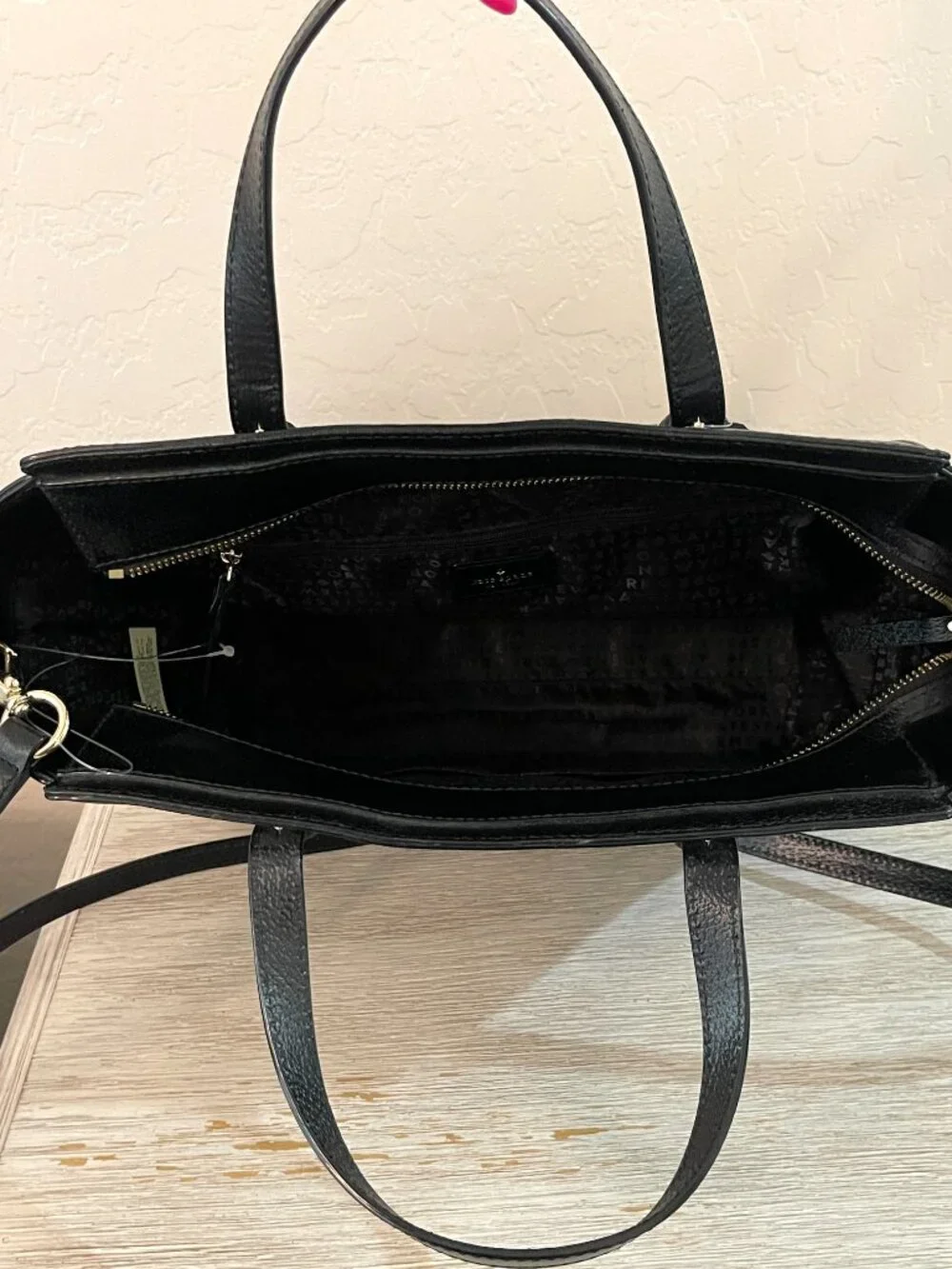 New Kate Spade Grand Street Hayden Tote Bag & Nika Wallet Black Leather